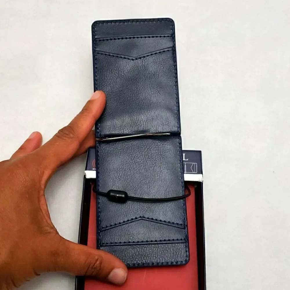 Beau Brummel Soho Money Clip Slim Pocket Wallet New
